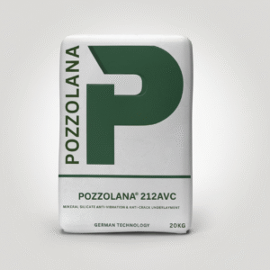 Pozzolana® 212AVC (White) — Mineral Silicate Anti-Vibration & Anti-Crack Underlayment